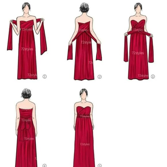 Convertible Maxi Dress with Pockets – Ankara Wax Print Cotton (M-3XL) - Picture 3 of 6